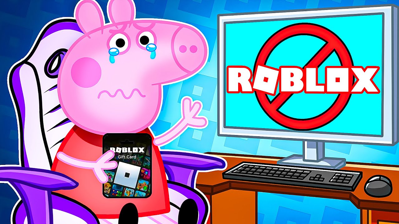 Peppa Pig can’t play Roblox anymore..🥺