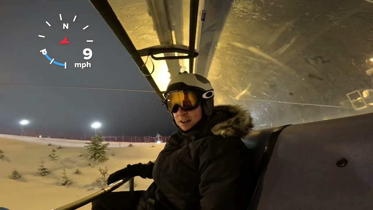 Ruka Finland 21st December 2024 Ski run 4 pm
