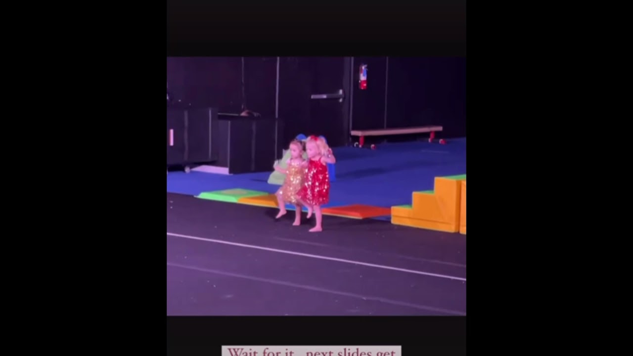 Posie Labrants gymnastics recital 😂