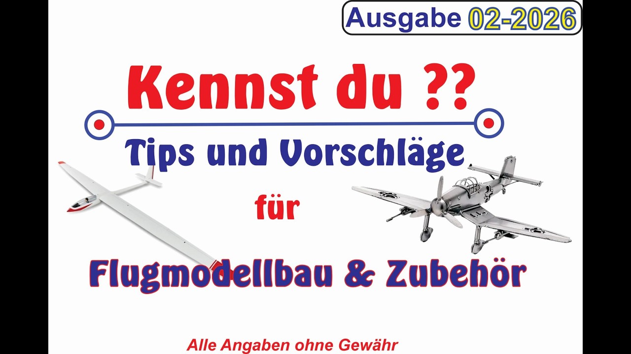 Neuheiten Flugmodellbau Ausgabe 02-2026