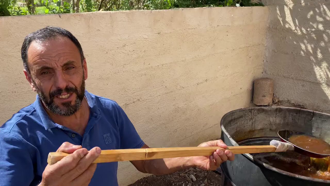 Grapes Molasses with Tony: “Debs el 3enab. An Easy Process, How It’s Made!