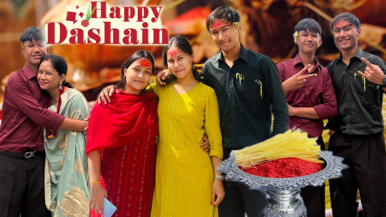 Dashain Celebration 2025😍❤️//Bohot Maza Aaya, Bado Ka Ashirwad Mila 🫂✨