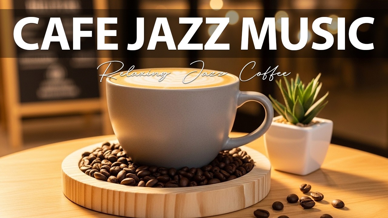 Cafe Jazz Music 🎶 Relaxing Jazz Musicfor Studying , Great Moods & Happy Moods