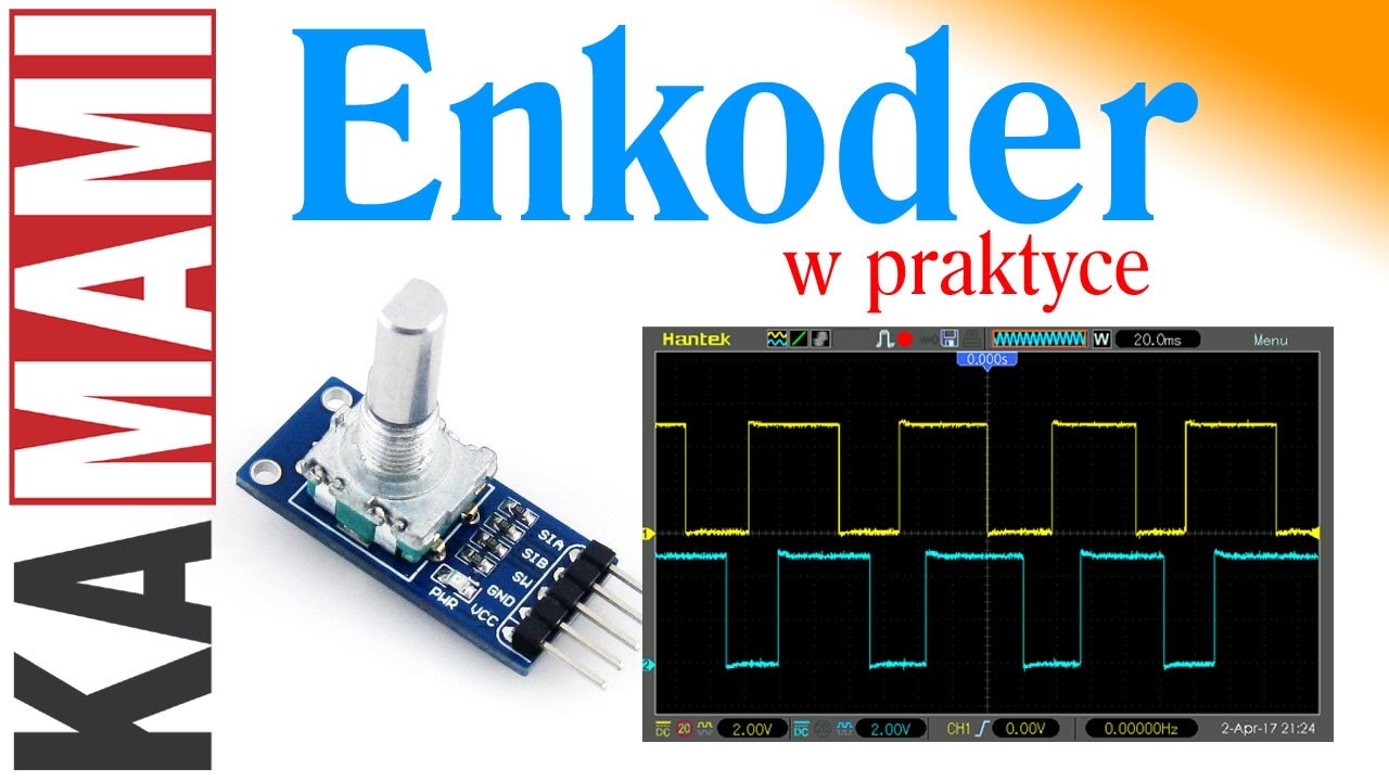 Obsługa enkodera - KAmduino UNO, enkoder oraz WS2812