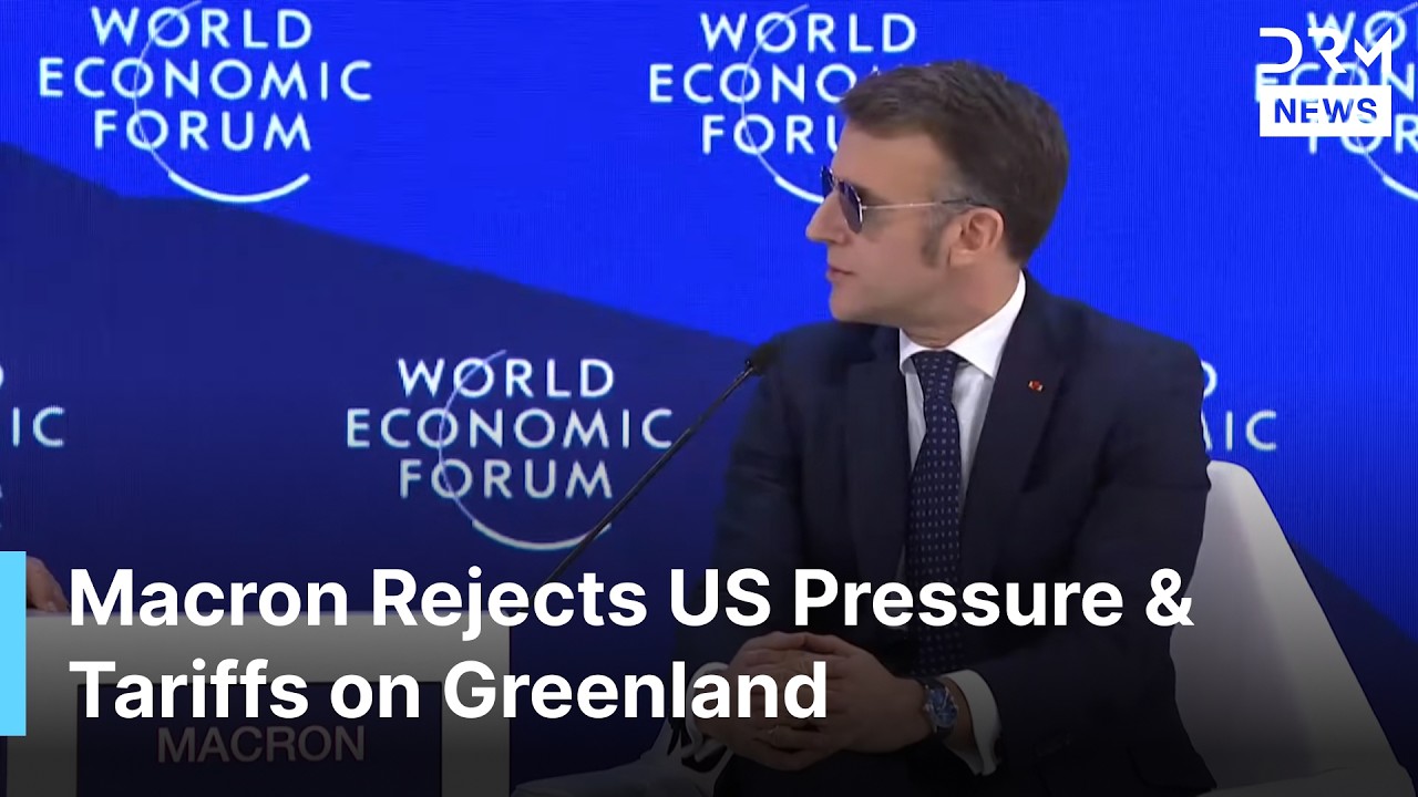 “No Vassalisation”, Macron Rejects Trump's Pressure on Greenland, Warns EU of China at WEF | AC1G