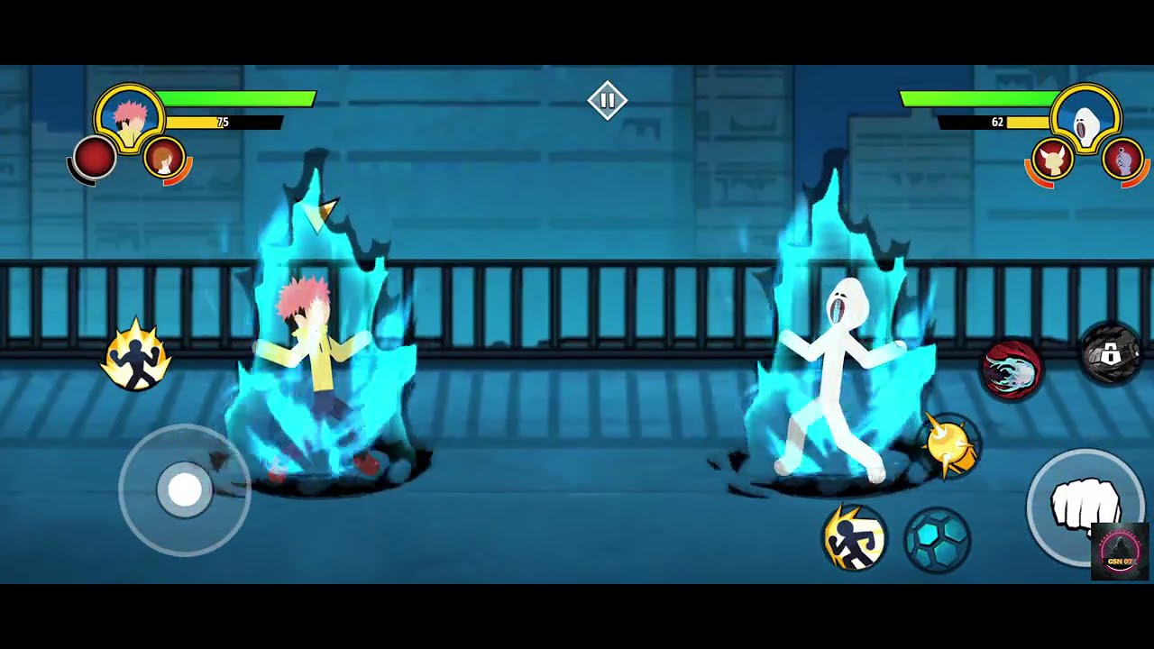 GHOST NUMBER 07 GAMEPLAY OF STICKMAN CURSED PHANTOM FIGHT VIDEO