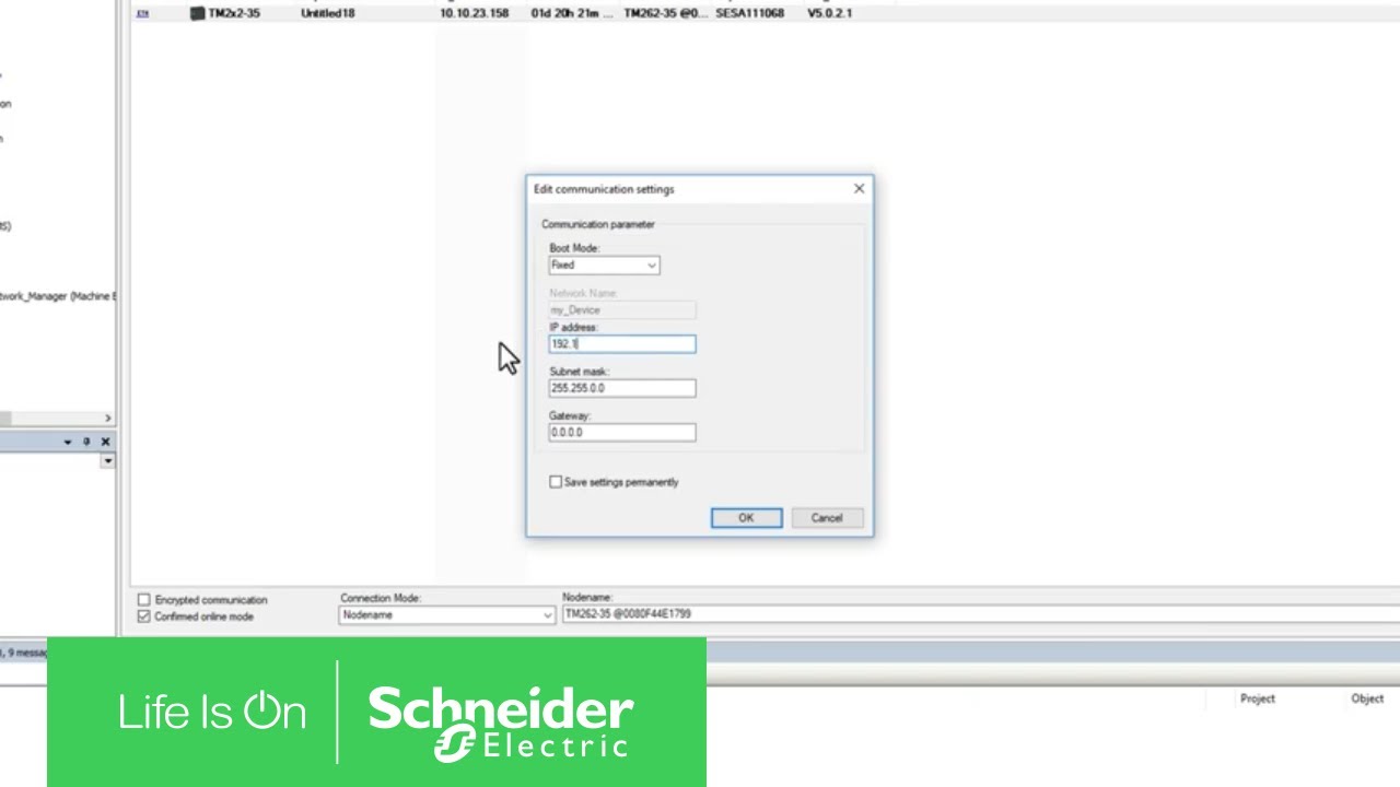How to Connect to a M262 Controller in EcoStruxure Machine Expert | Schneider Electric