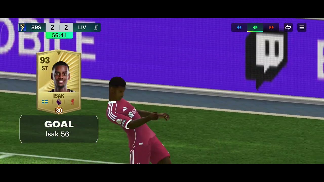 Easy challenge mode in FC mobile football game 