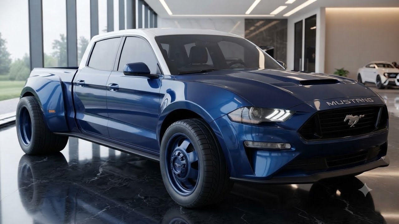 2027 Ford Mustang GT Pickup Truck FIRST LOOK &ndash; Ford's Wildest Performance Truck Ever! 😱🔥