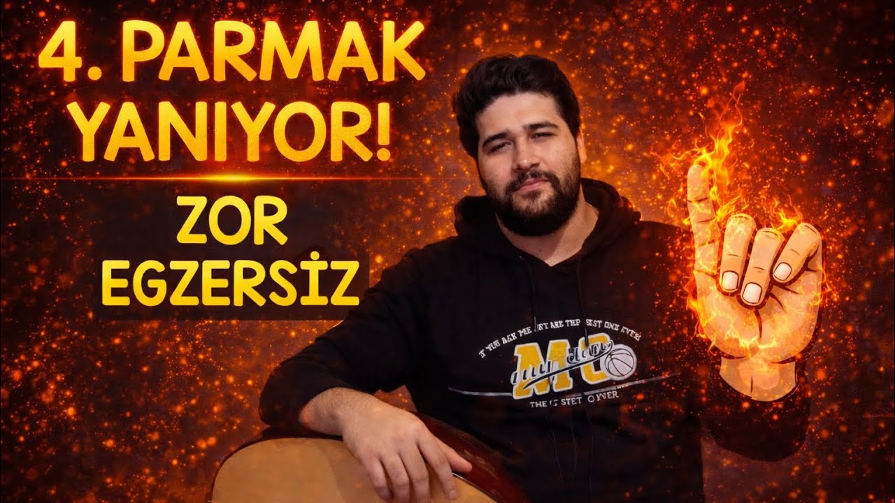 Bağlamada 4. Parmağı (Serçe Parmak) Açıcı 3 Tane Egzersiz