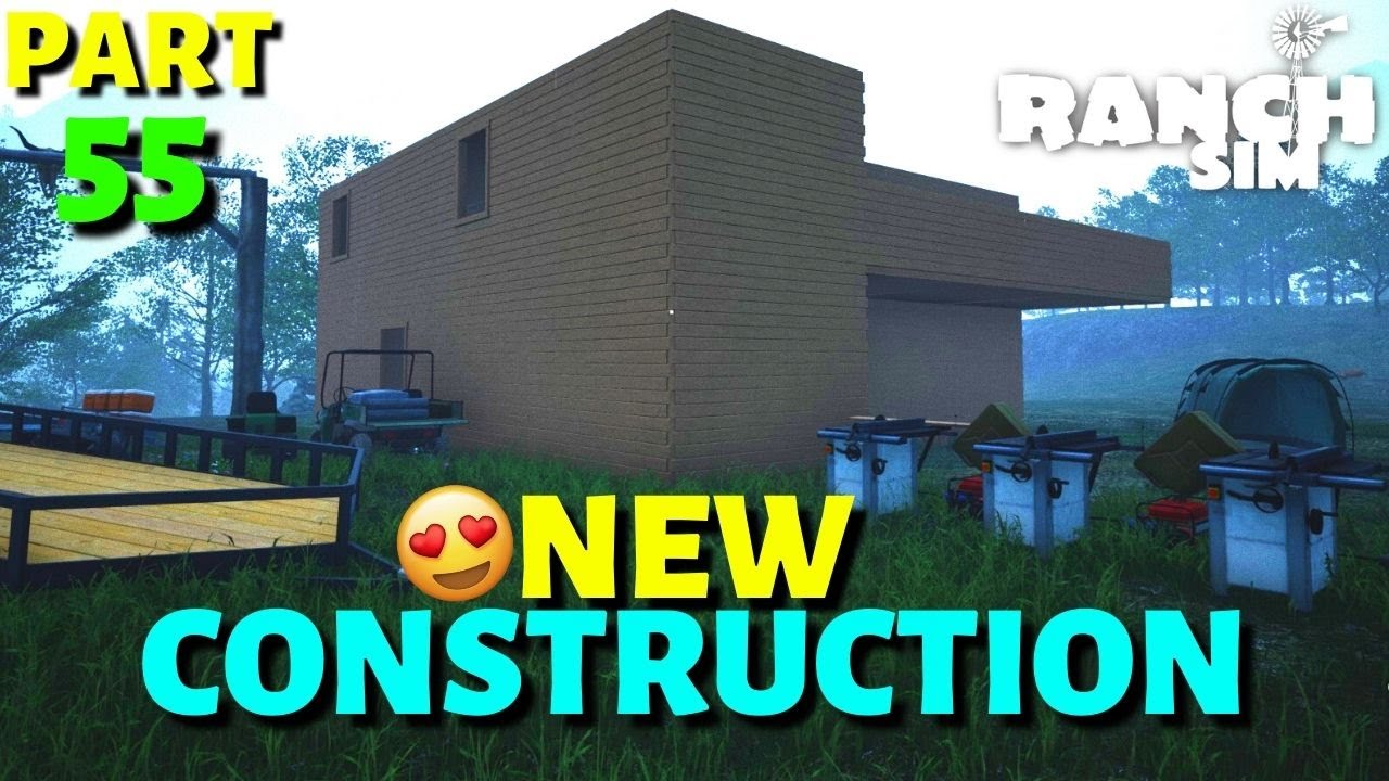 New Truck Trailer + New Construction - Ranch Simulator - PART 55 (HINDI) 2021