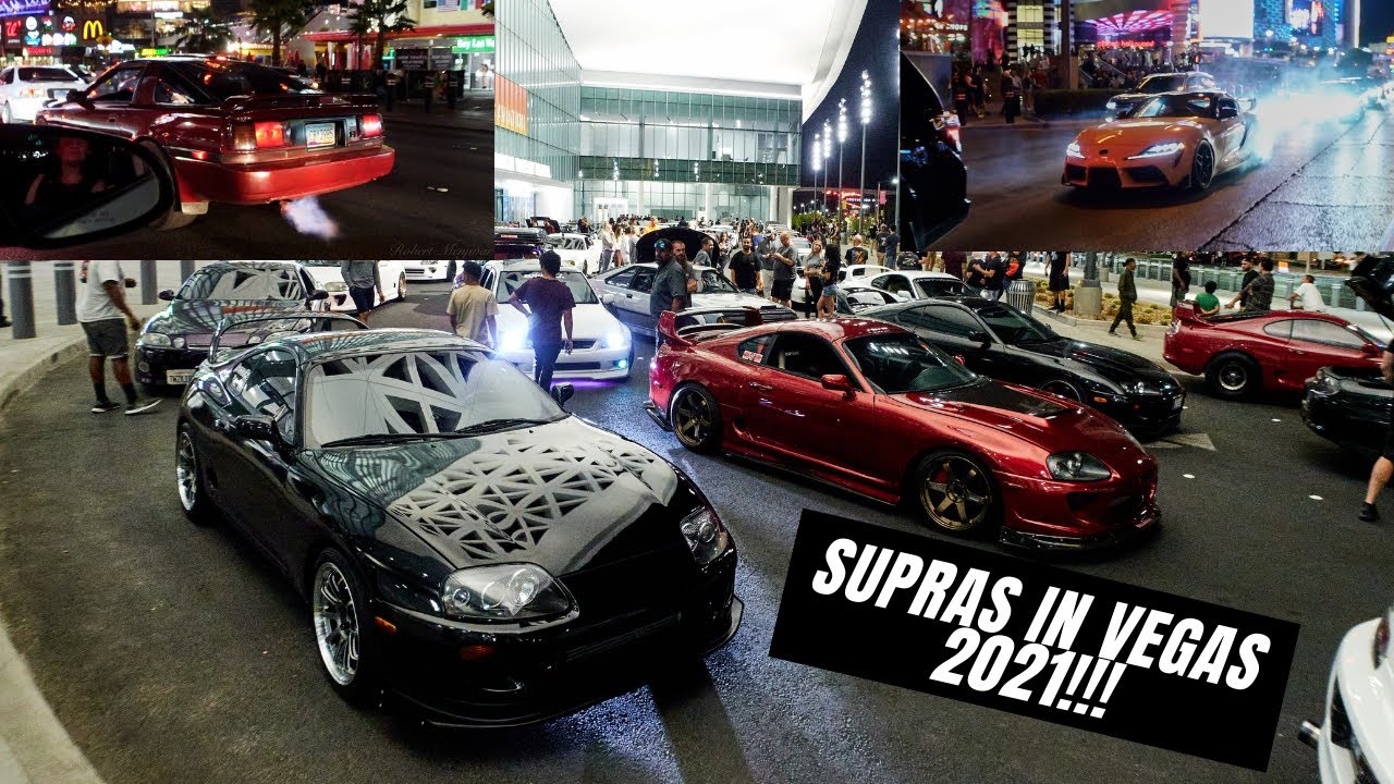 Biggest Supra Meet In The World?!! They Took Over Las Vegas Strip! (Supras In Vegas 2021)