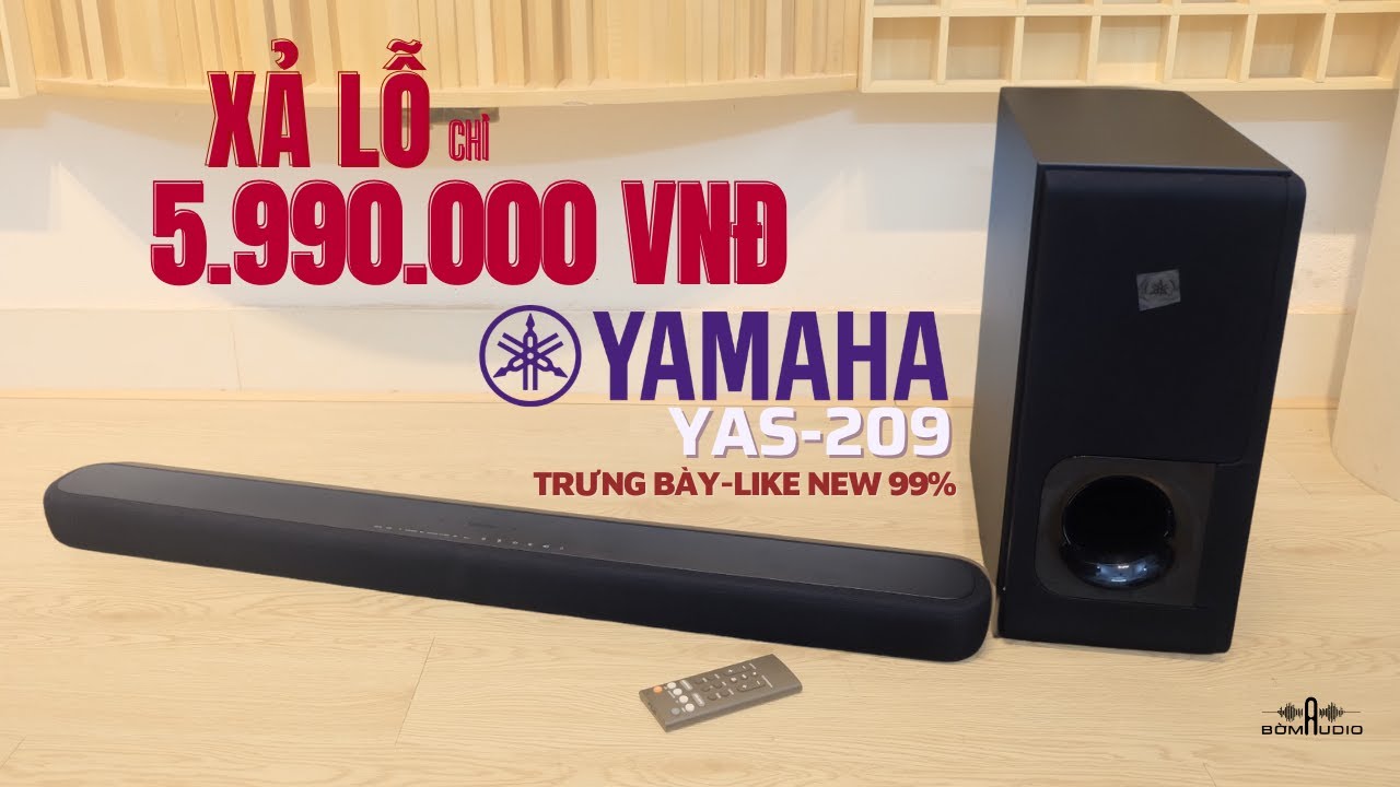 Xả Hàng Demo Loa Soundbar YAMAHA YAS-209❣️Công Nghệ Vòm 3D DTS VirtualX