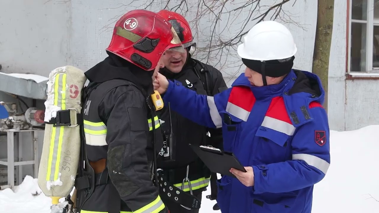 В Гомельском городском отделе по ЧС прошли тактико-специальные занятия на ТЭЦ-2