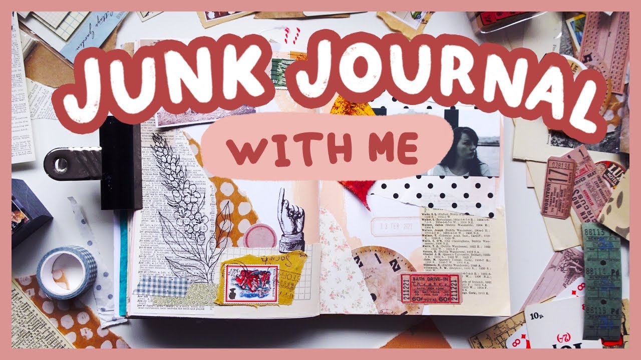 Using collage in my Junk Journal ✂️ | Journal Process Video