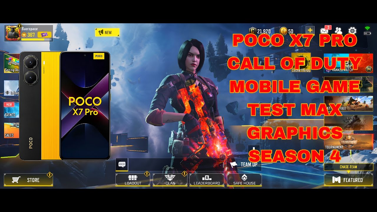 POCO X7 PRO | Call of Duty Mobile Gameplay | Max Graphics | IN BR season 4