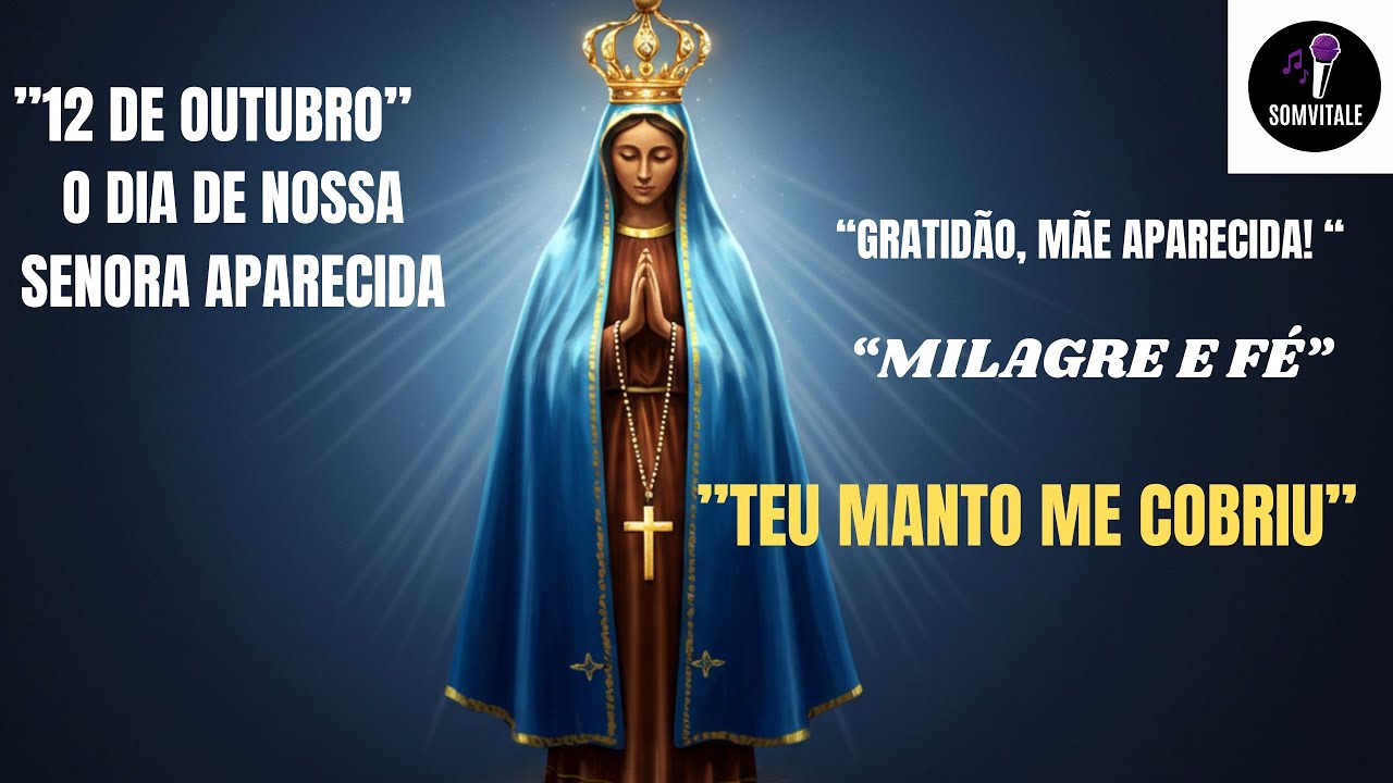 🎶Uma Canção dê Gratidão á Nossa Senhora Aparecida- “TEU MANTO ME COBRIU”