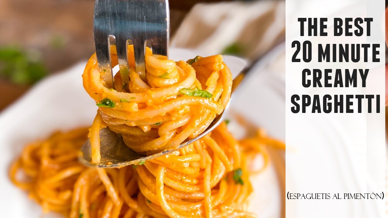 CREAMY Garlic & Paprika Spaghetti | Quick & Easy 20 Minute Recipe