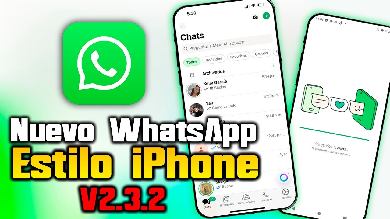 Nuevo WhatsApp Estilo iPhone ACTUALIZADO &iexcl;Ya Funciona! para Vincular y Actualizar
