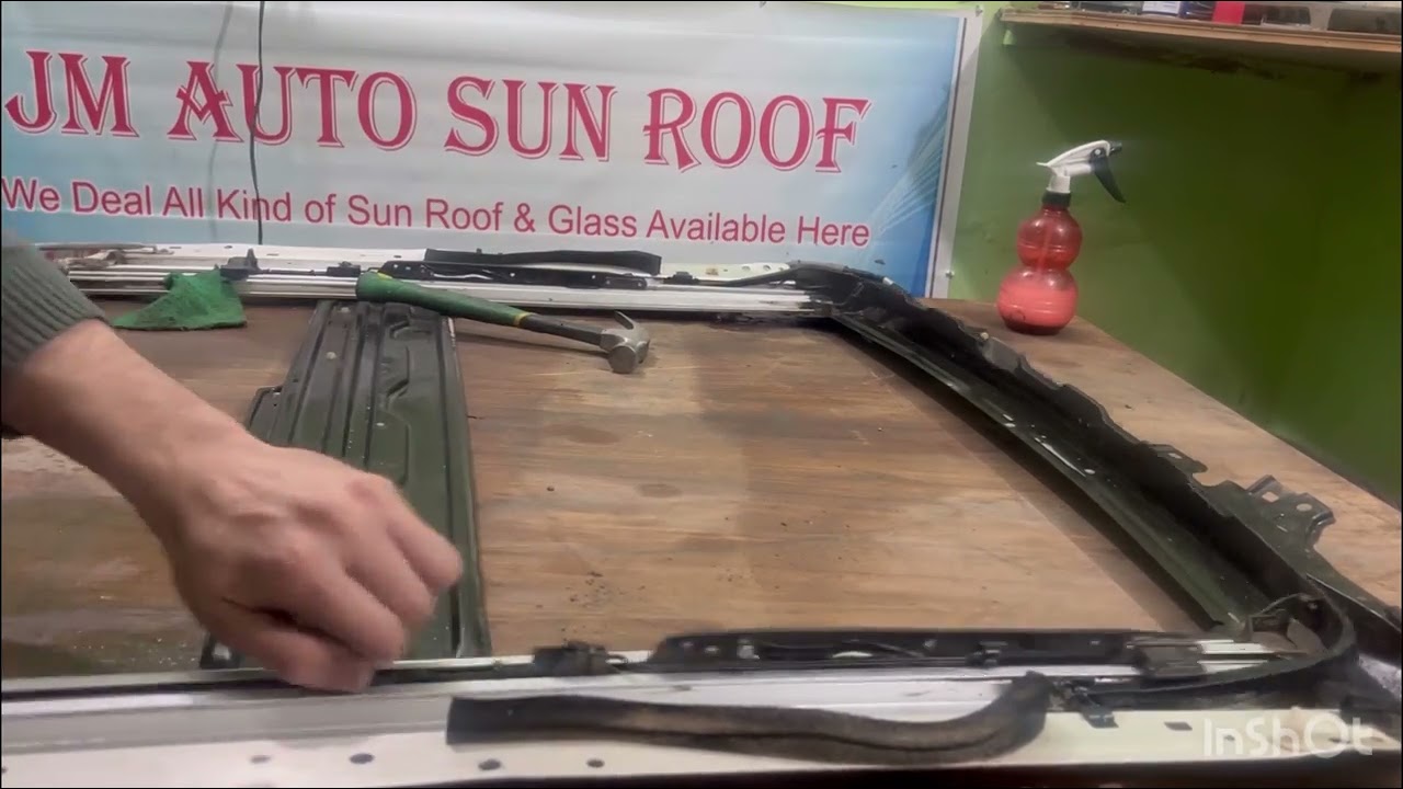 How￼ to clean Honda Rebirth￼ sunroof ￼