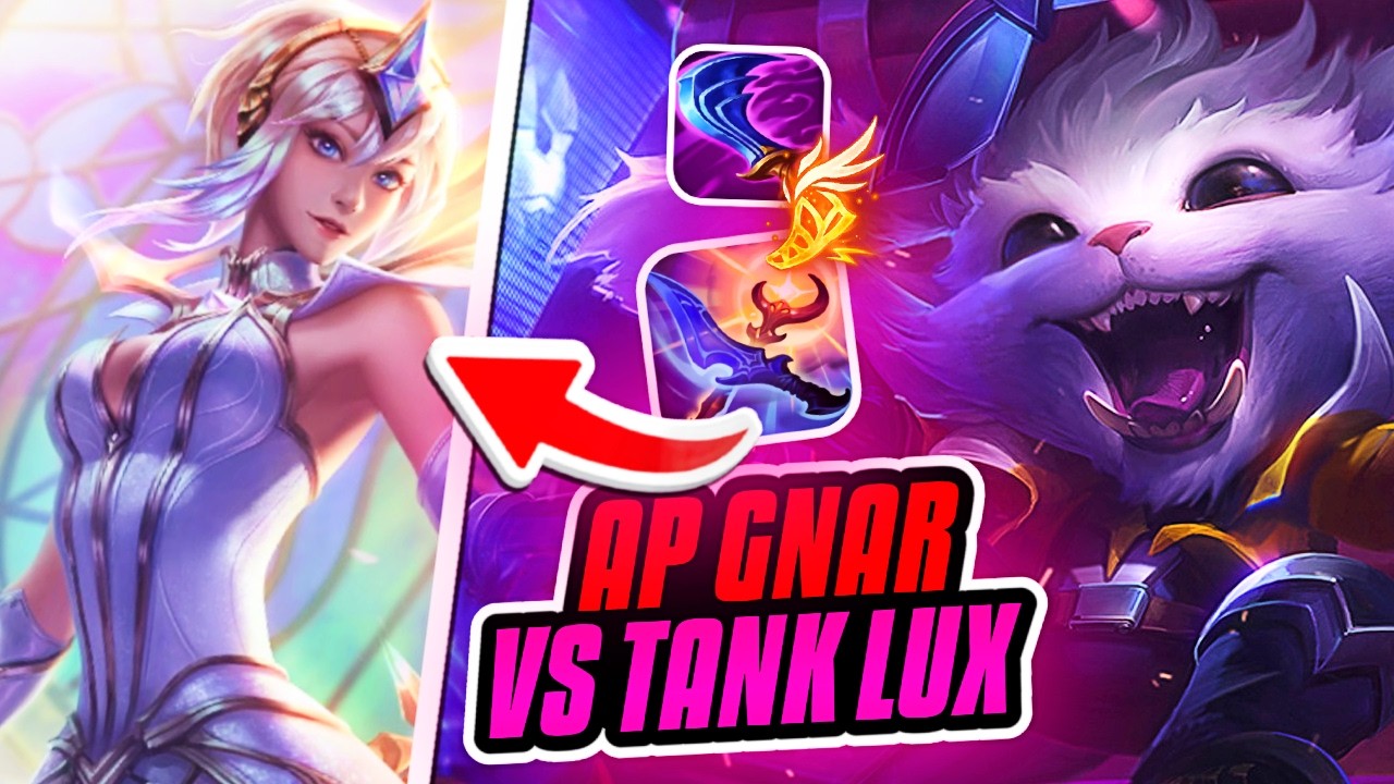DUSK AND DAWN GNAR VS HEARTSTEEL LUX IN DIAMOND! Season 16 Gnar Ranked Gameplay (League of Legends)