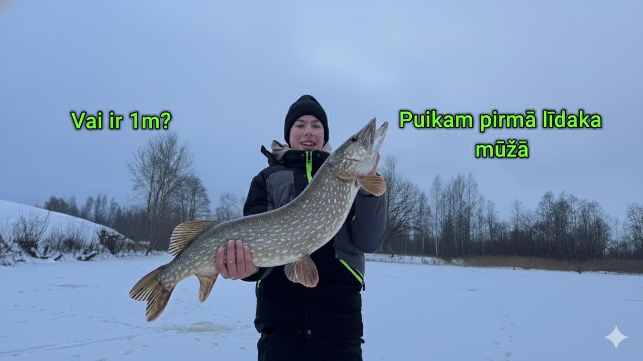 Zemledus cope, kas paliks atmiņā – puikam pirmā līdaka