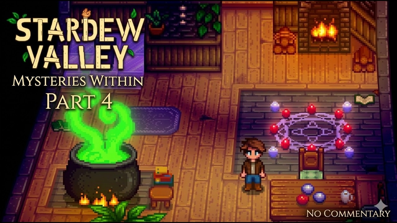 Stardew Valley | Part 4 | Mysteries Within 🔮 | No Commentary