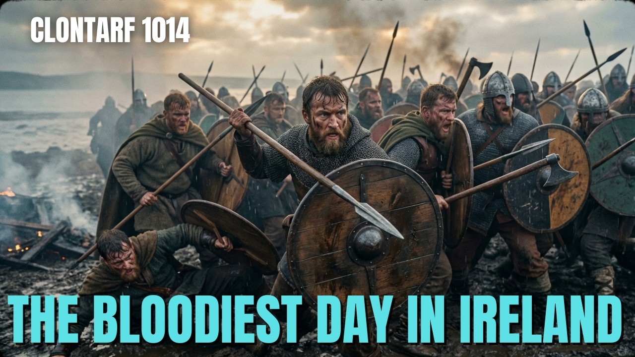 Самая известная битва викингов в Ирландии: Клонтарф, 1014 год (Брайан Бору против Сигтригга).