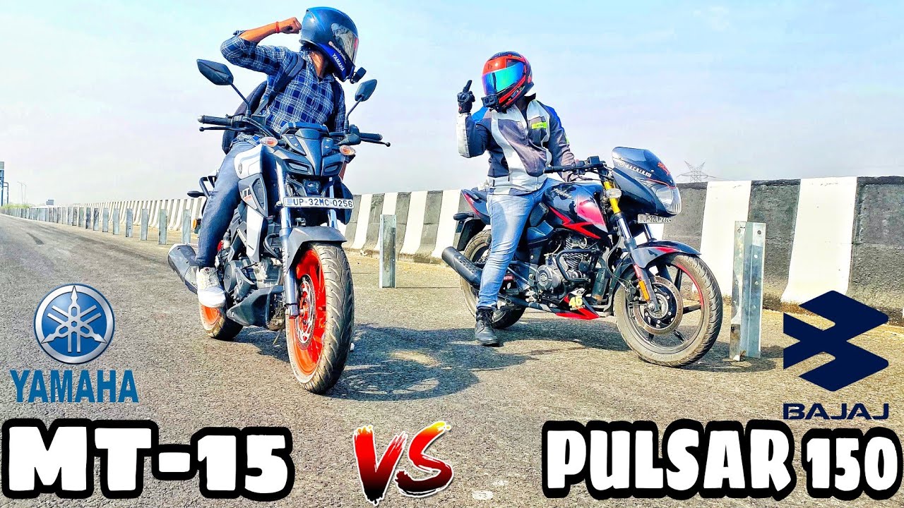 MT-15 BS6 VS PULSAR 150 BS6|| DRAG RACE|| FULL THROTTLE INITIAL AND TOP END TEST|| RESULTS?🔥