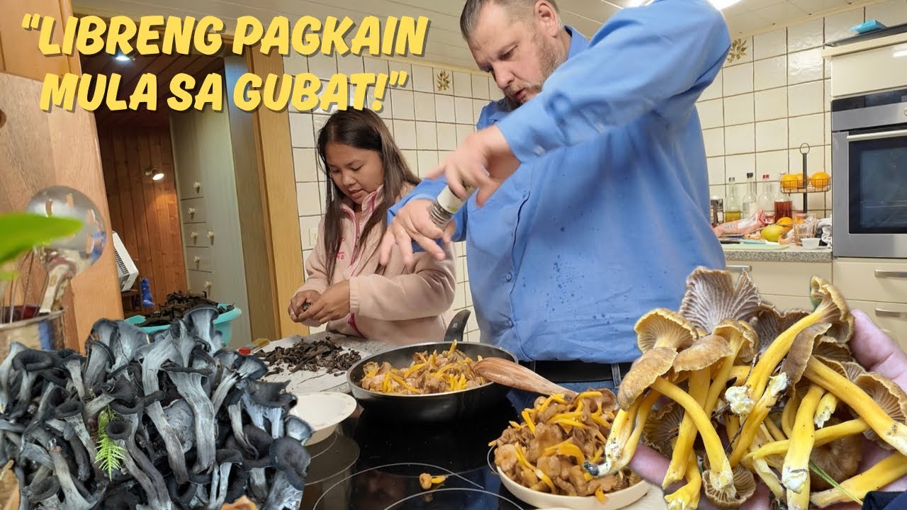 Adobong Kabute! Cooking Wild Mushrooms mula sa Gubat. Filipina Simple Life in Germany.