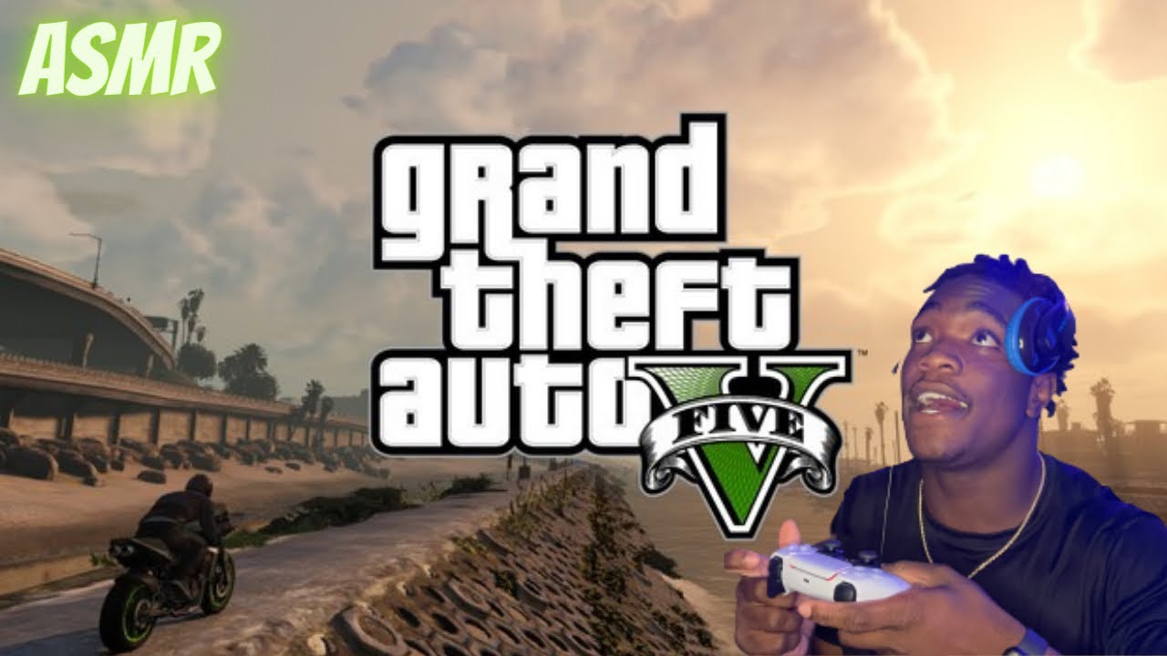 ASMR Playing GTA 5🔥*PS5 Controller Sounds & Whispering
