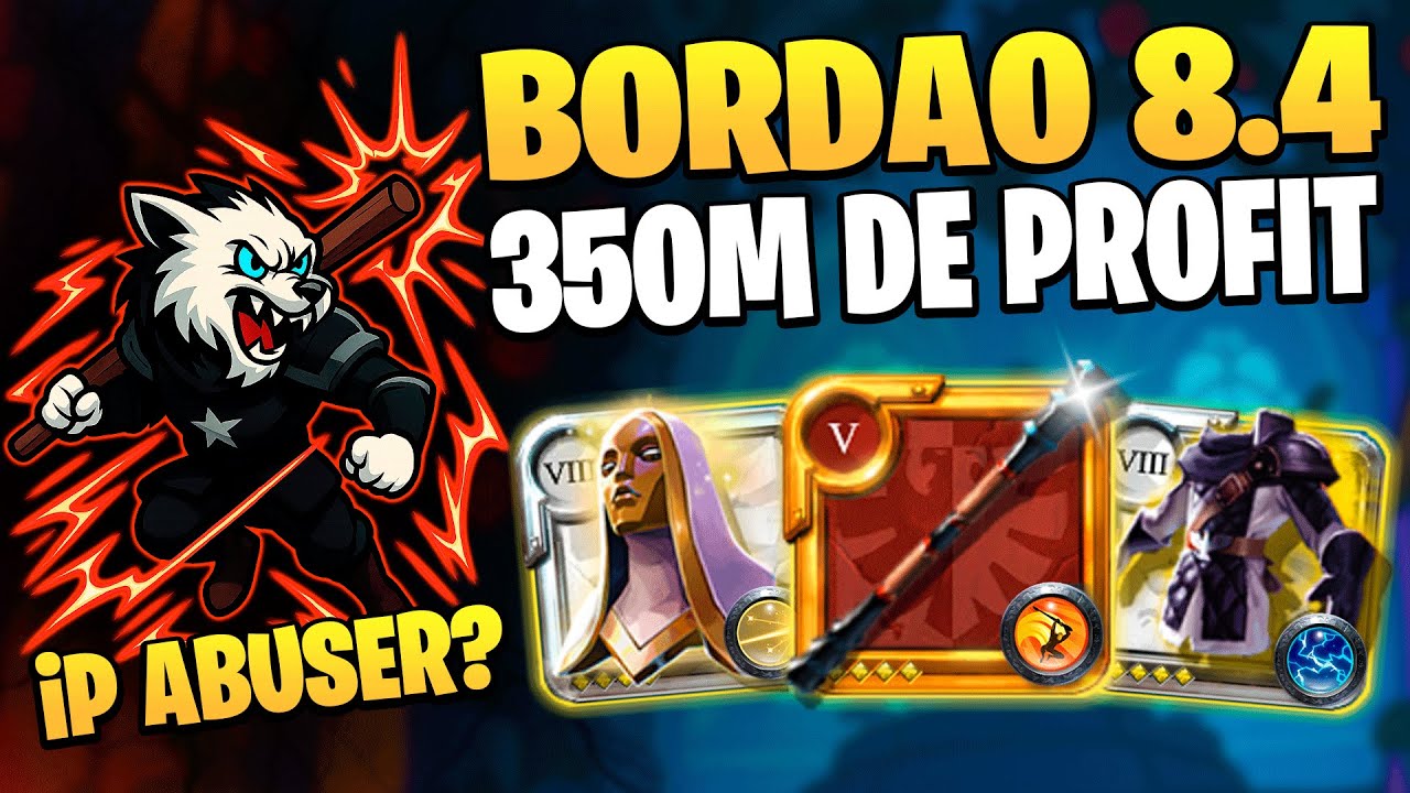 TOP RANK PVP MISTS BORDAO 8.4 &ndash; 350M DE PROFIT INSANO! | Albion Online