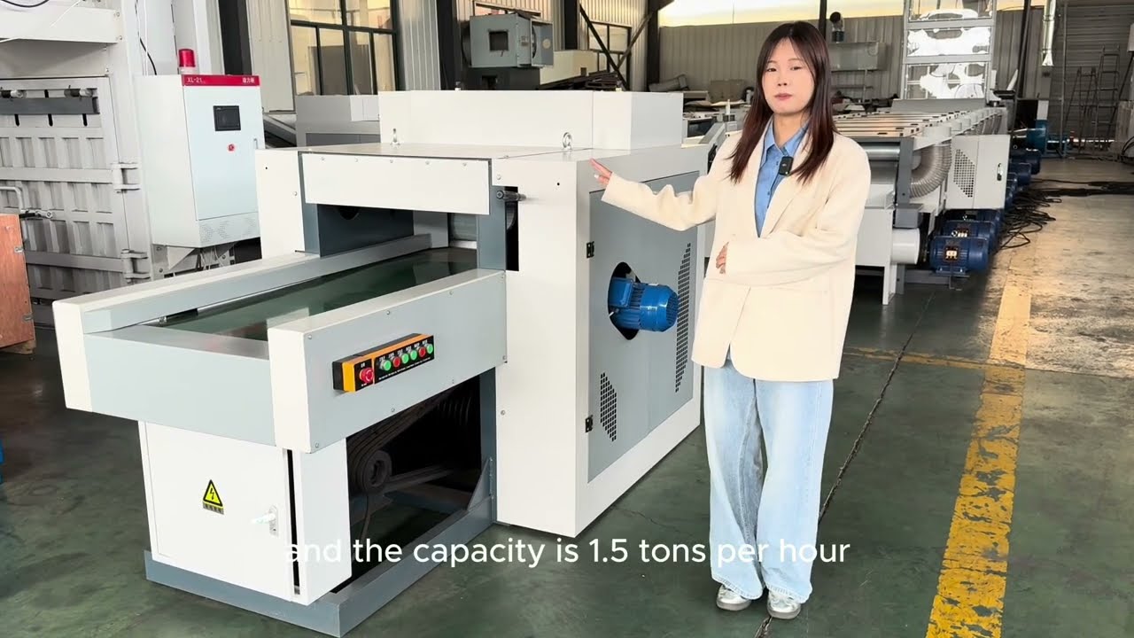 TONGDA TD-1300: The Textile Recycling Solution for Processing Cotton Clips, Waste Yarn, Flax, etc.