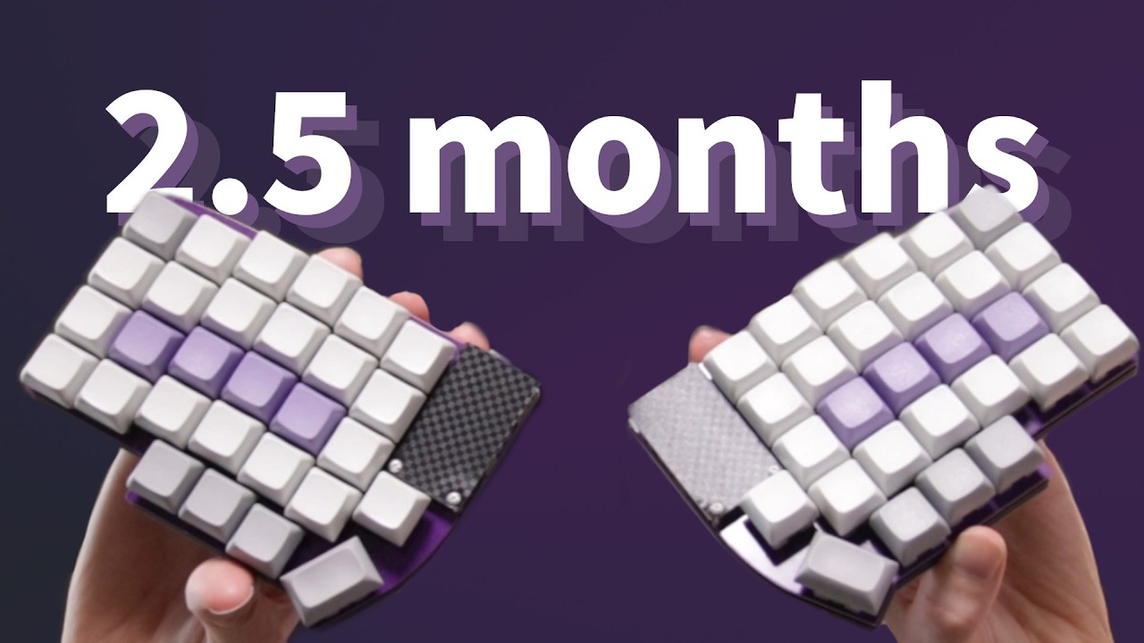 I used a split keyboard for 2.5 months