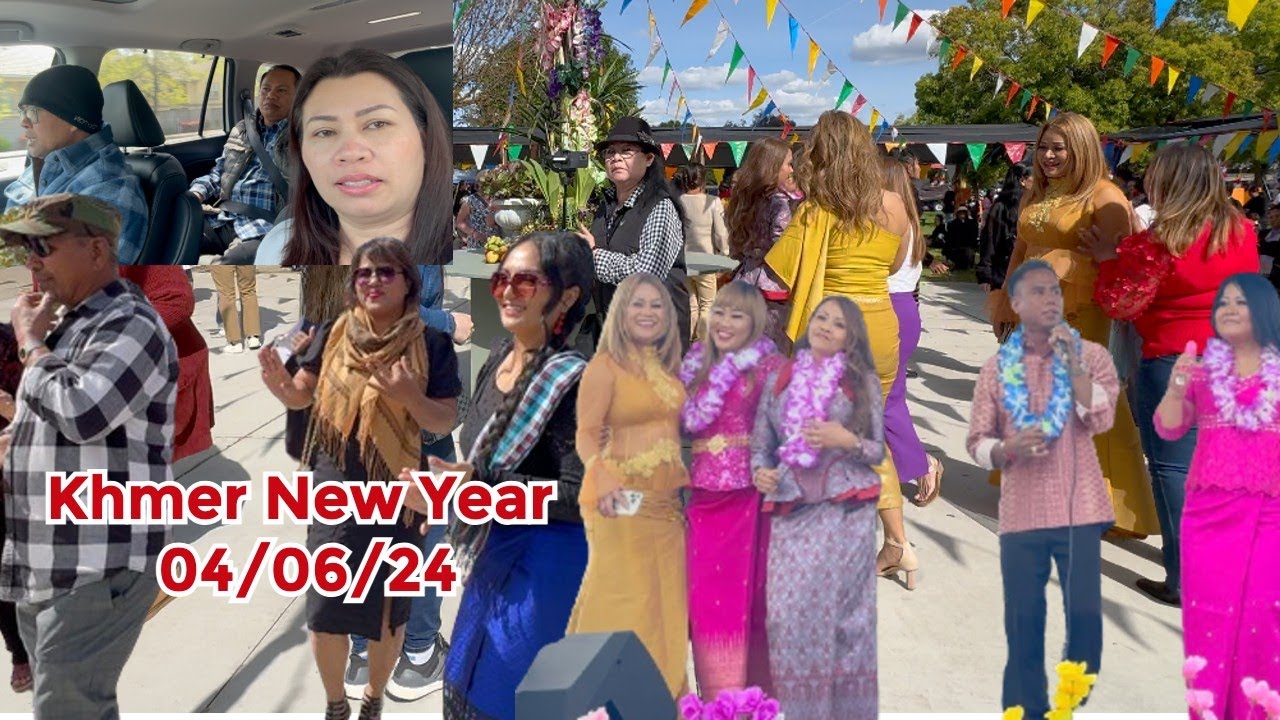 Khmer Early New Year Dancing Singing at Lodi Temple April- 06-24/