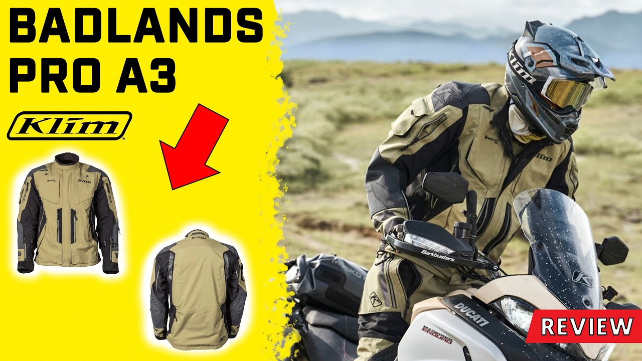 Chaqueta para moto Trail KLiM Badlands Pro A3