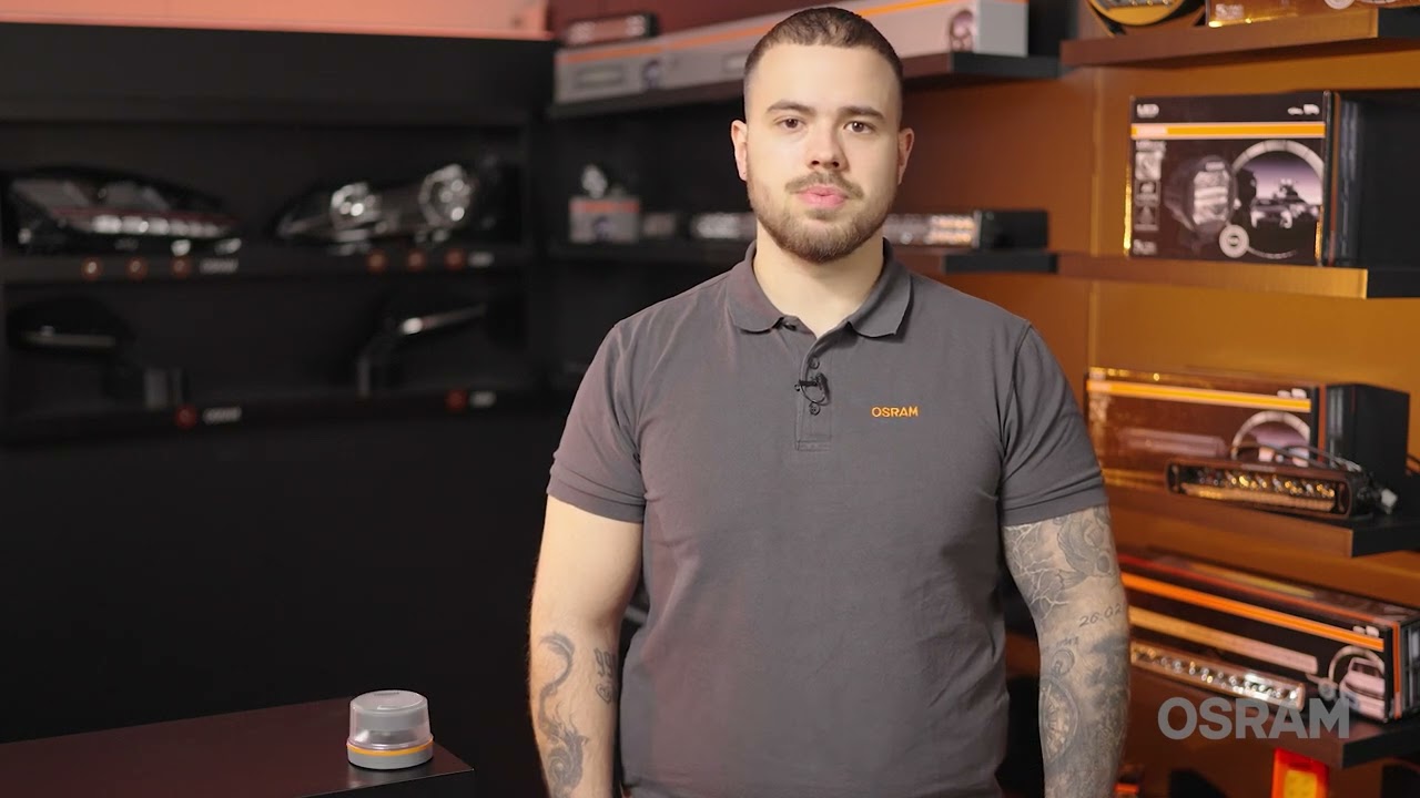 OSRAM LEDguardian ROAD FLARE Señal V16 IoT – ¡Luz de advertencia inteligente!