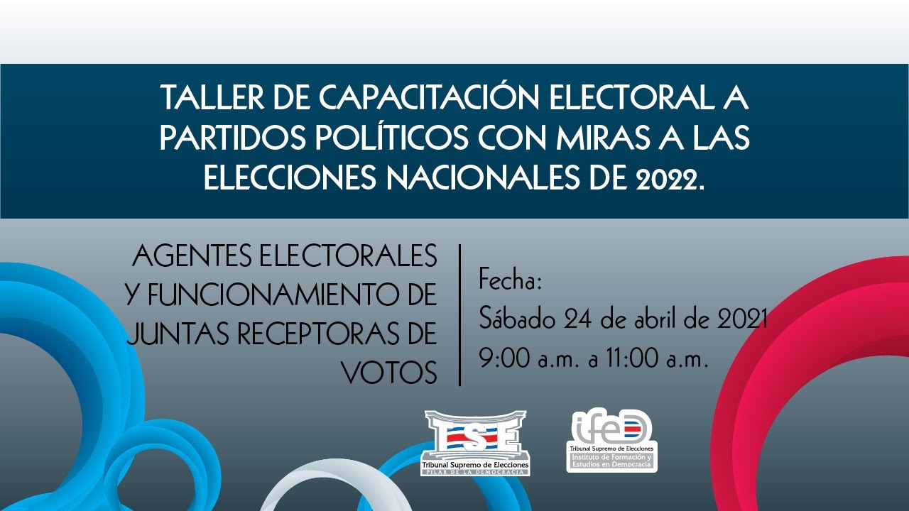 Agentes Electorales y Funcionamiento de Juntas Receptoras de Votos