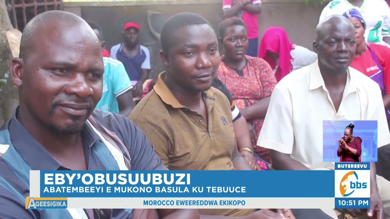 Abatembeeyi e Mukono Basula ku Tebuukye , Babalagidde Okwamuka Enguudo