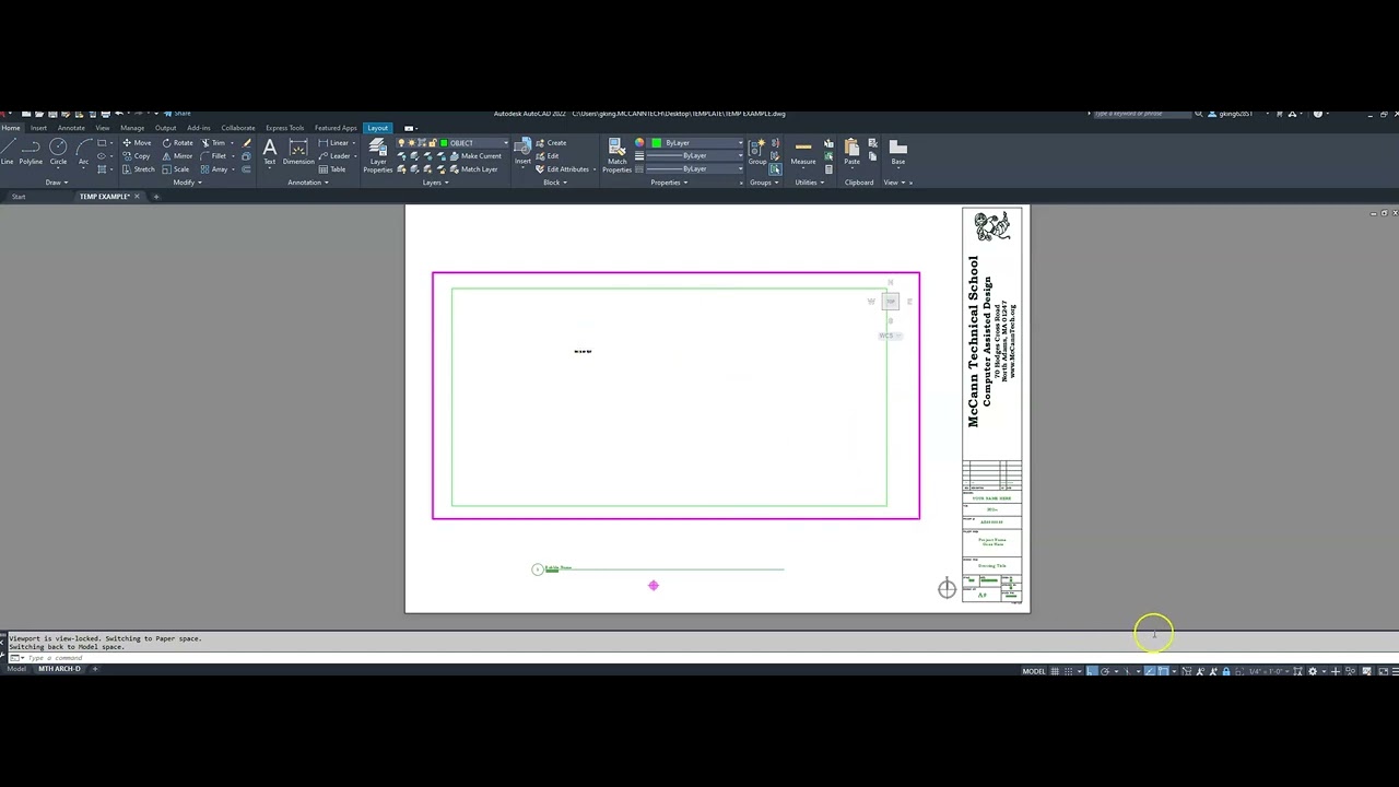 USING A TEMPLATE FILE