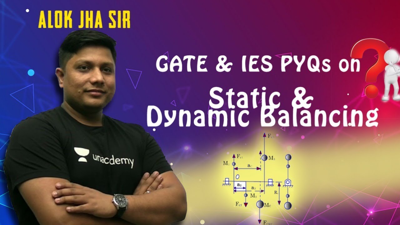 GATE & IES PYQs on Static & Dynamic Balancing | L 60 | TOM | GATE/ESE 2022 | Alok Sir