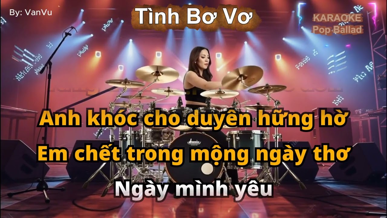 TÌNH BƠ VƠ KARAOKE Tome Nữ (B) | Pop Ballad