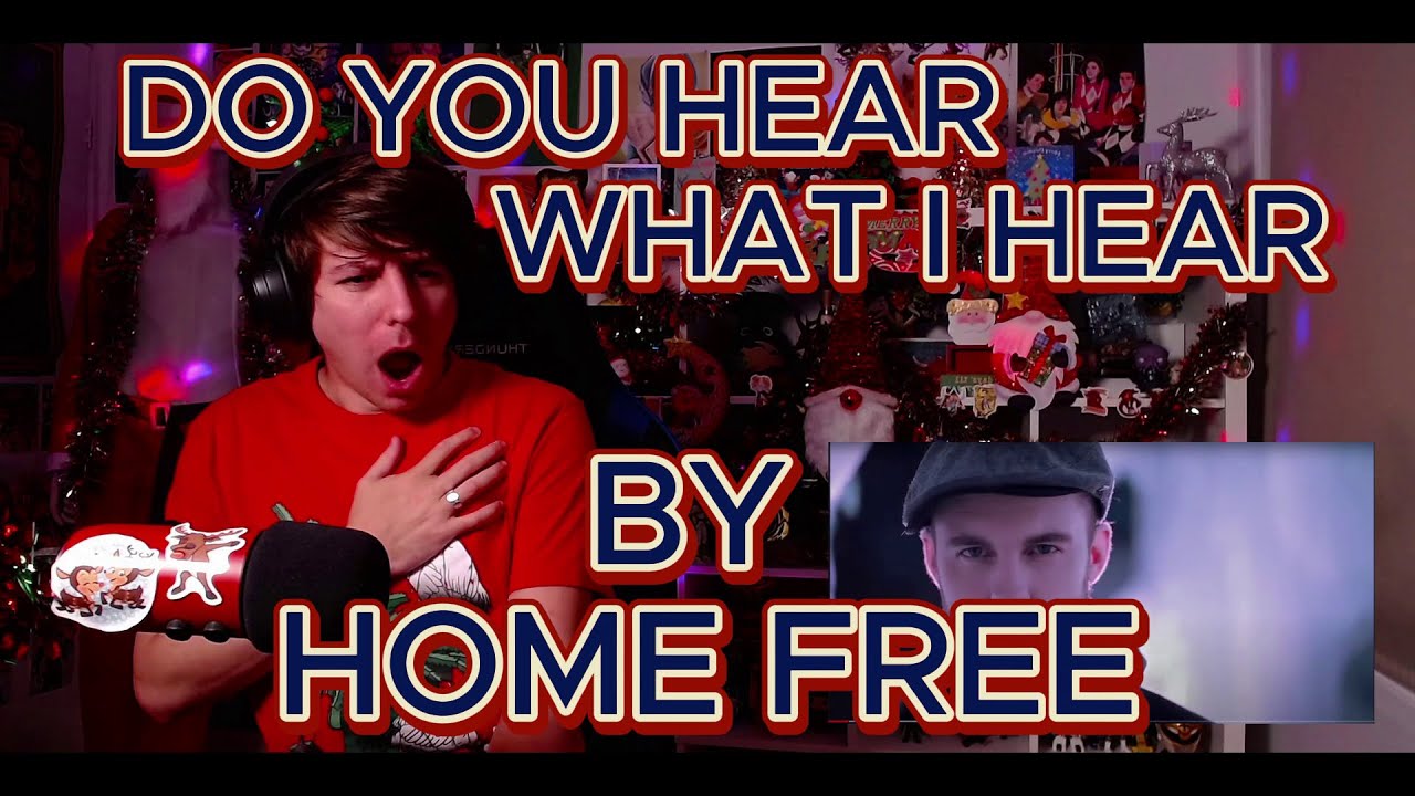 THE PERFECT CHRISTMAS SONG!!!!!!!!!!! Blind reaction to Home Free - Do You Hear What I Hear?