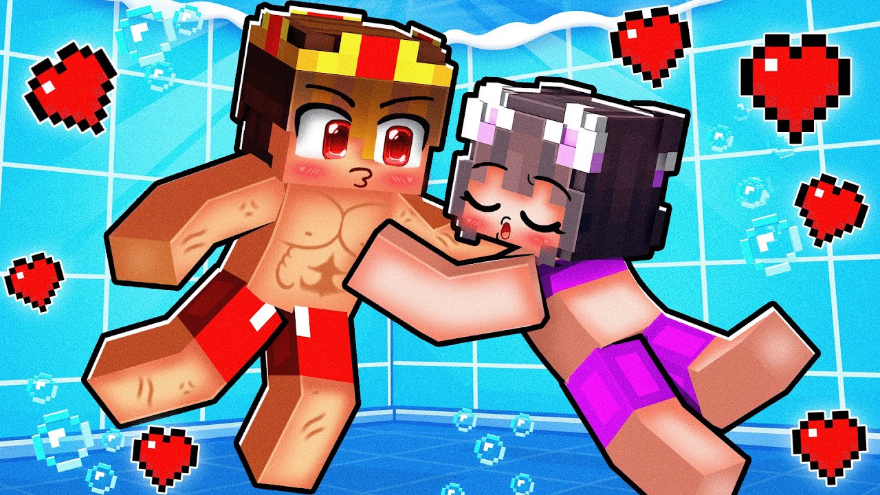 NELLY KÜSST SEMLAKI bei einer POOL PARTY in Minecraft…