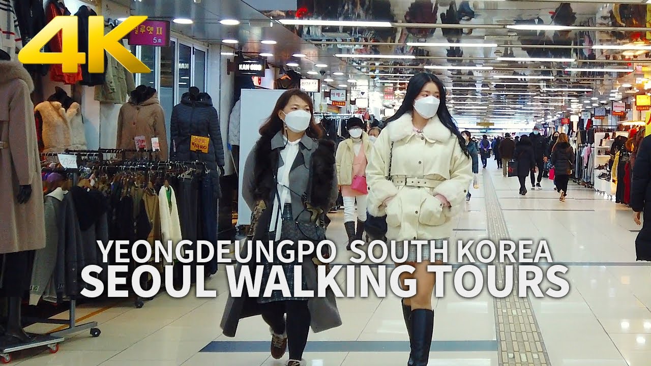 [4K] SEOUL WALK - Walking Around Yeongdeungpo Times Square in Seoul, South Korea 서울 영등포 타임스퀘어 주변거리