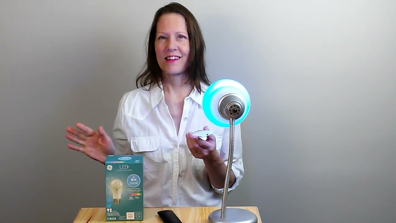 LED GE LIght Bulb with 10 Colors #smartbulb