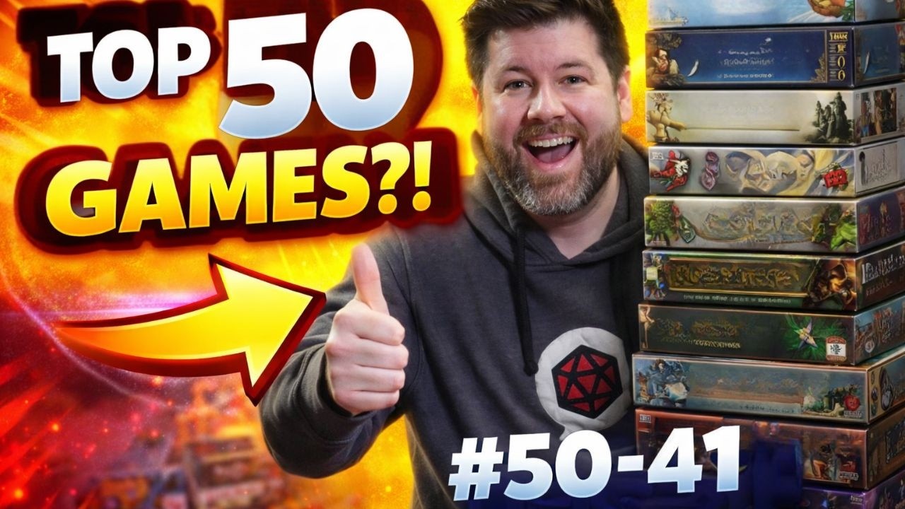 Топ-50 настольных игр всех времен (50–41) | Обратный отсчет начался!