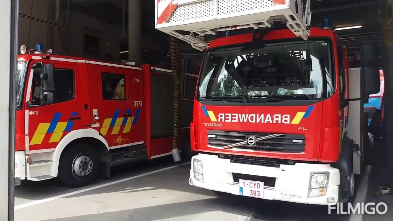 Dieverse uitrukken Opendeurdag brandweer Gent
