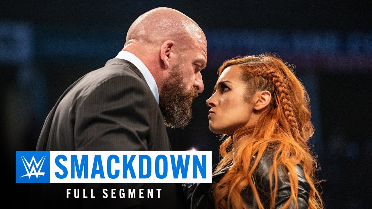 ПОЛНЫЙ СЕГМЕНТ — Бекки Линч бьёт Трипл Эйча: SmackDown, 5 февраля 2019 г.