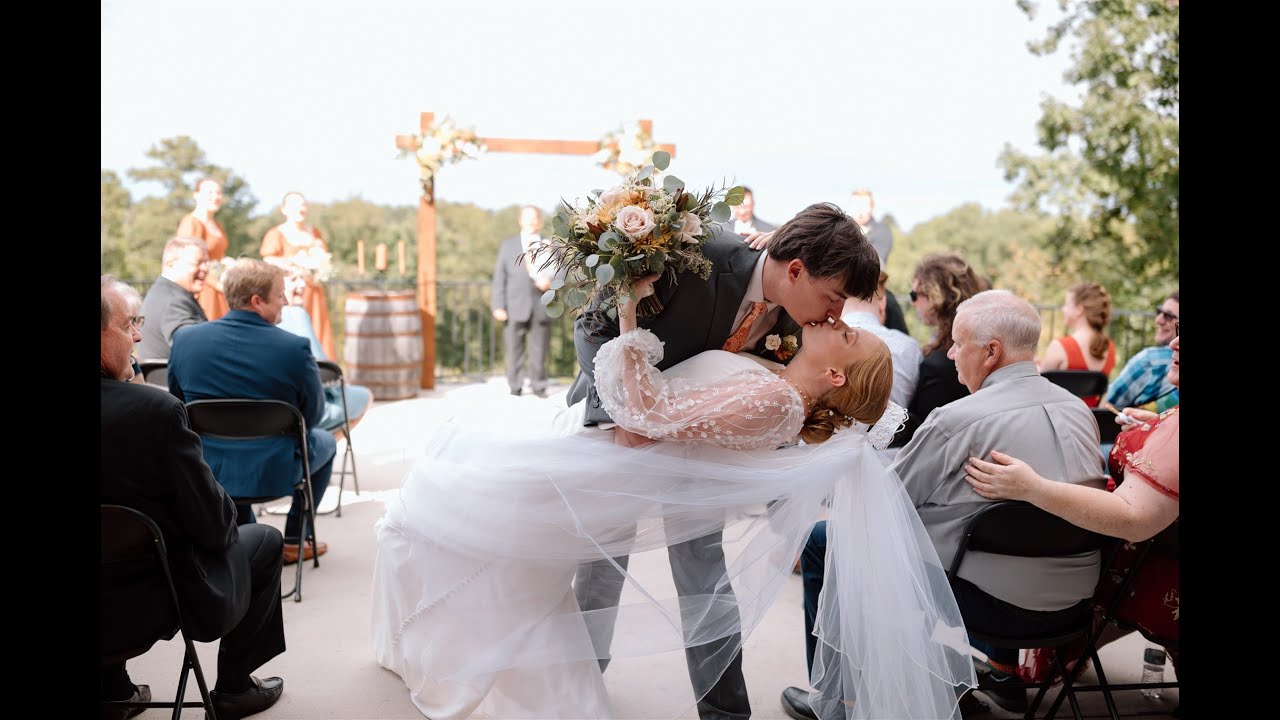 Mr + Mrs Houser Married at The Farm on Cotton Sanford NC
